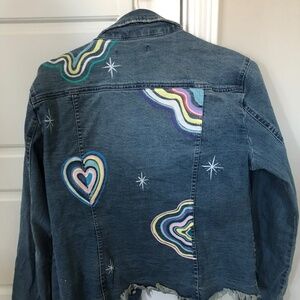 PAINTED JEAN JACKET